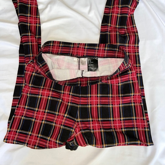 COPY - H&M PLAID HIGH WAISTED LEGGINGS - Picture 2 of 6